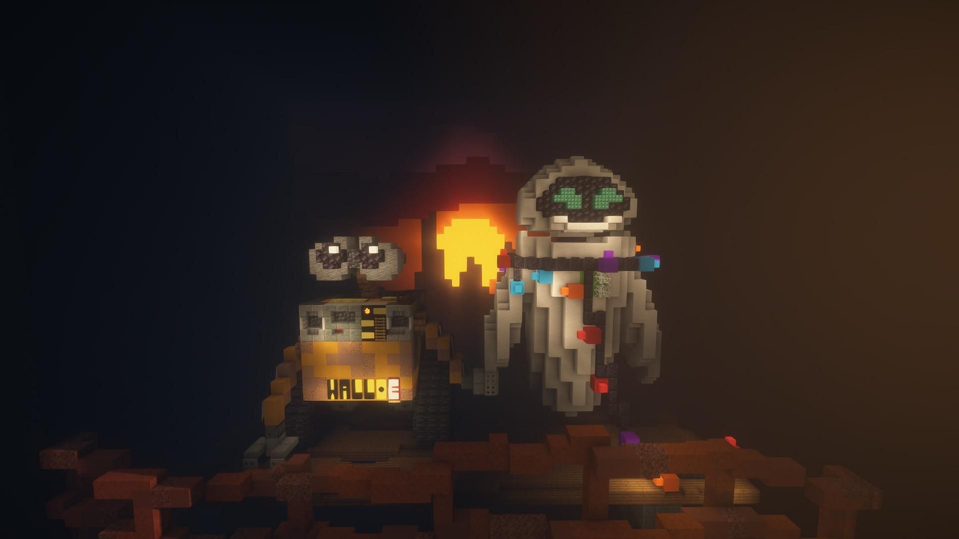 Minecraft Wall-E build