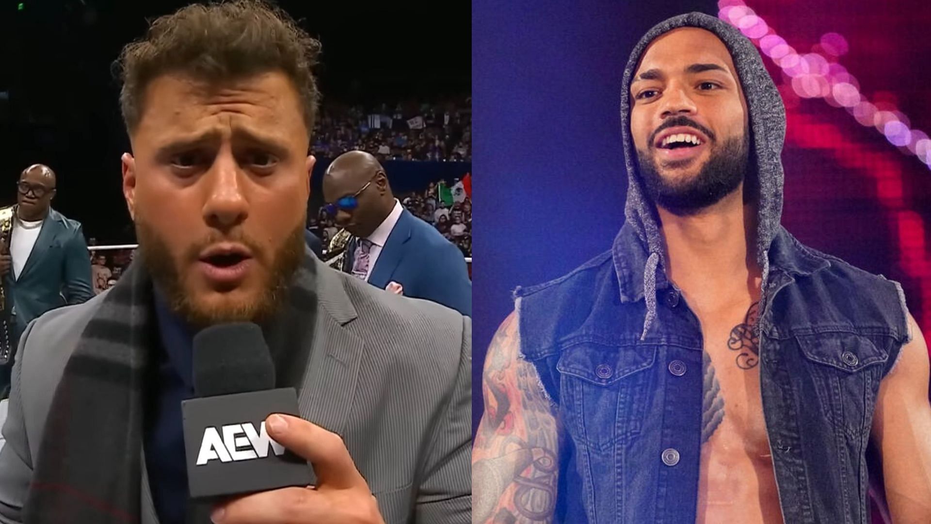 MJF and Ricochet could enter the Casino Gauntlet match at AEW All In. [Image credits: AEW YouTube]