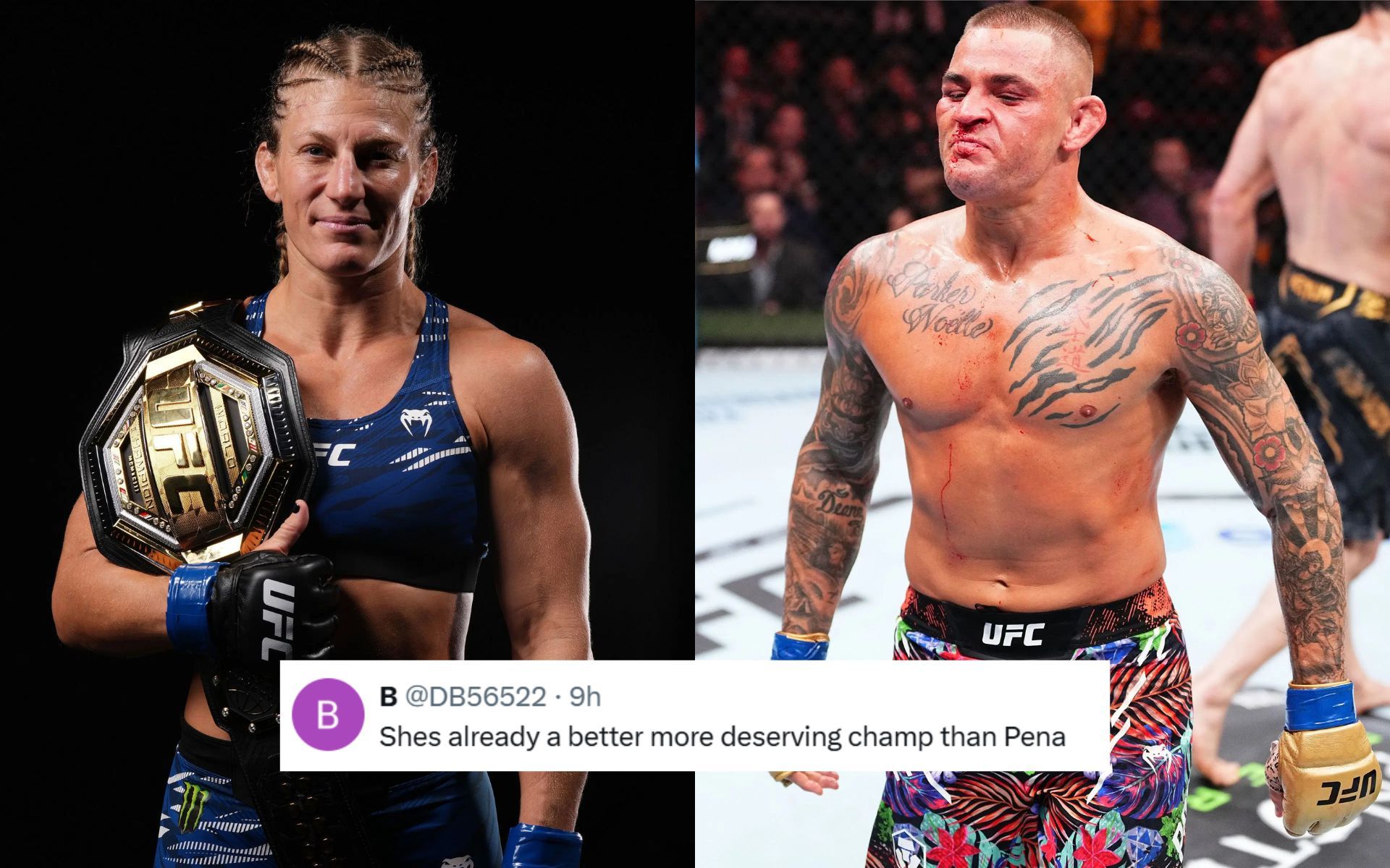"Team full of killers" - Fans react as Dustin Poirier, and other ATT members break into applause as Kayla Harrison walks in with UFC title