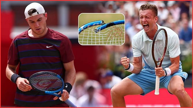 "Jack Draper is showing his true colors" - Fans furious at Brit's controversial behavior during Queen's Club SF loss to Jiri Lehecka