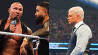 Cody Rhodes looks visibly unhappy after not being allowed to speak on WWE SmackDown
