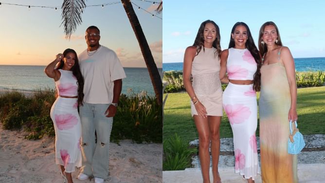 Quinton Bell's fiancée Brooke shares unseen pics from Tua Tagovailoa's wife Annah's birthday vacay to Bahamas