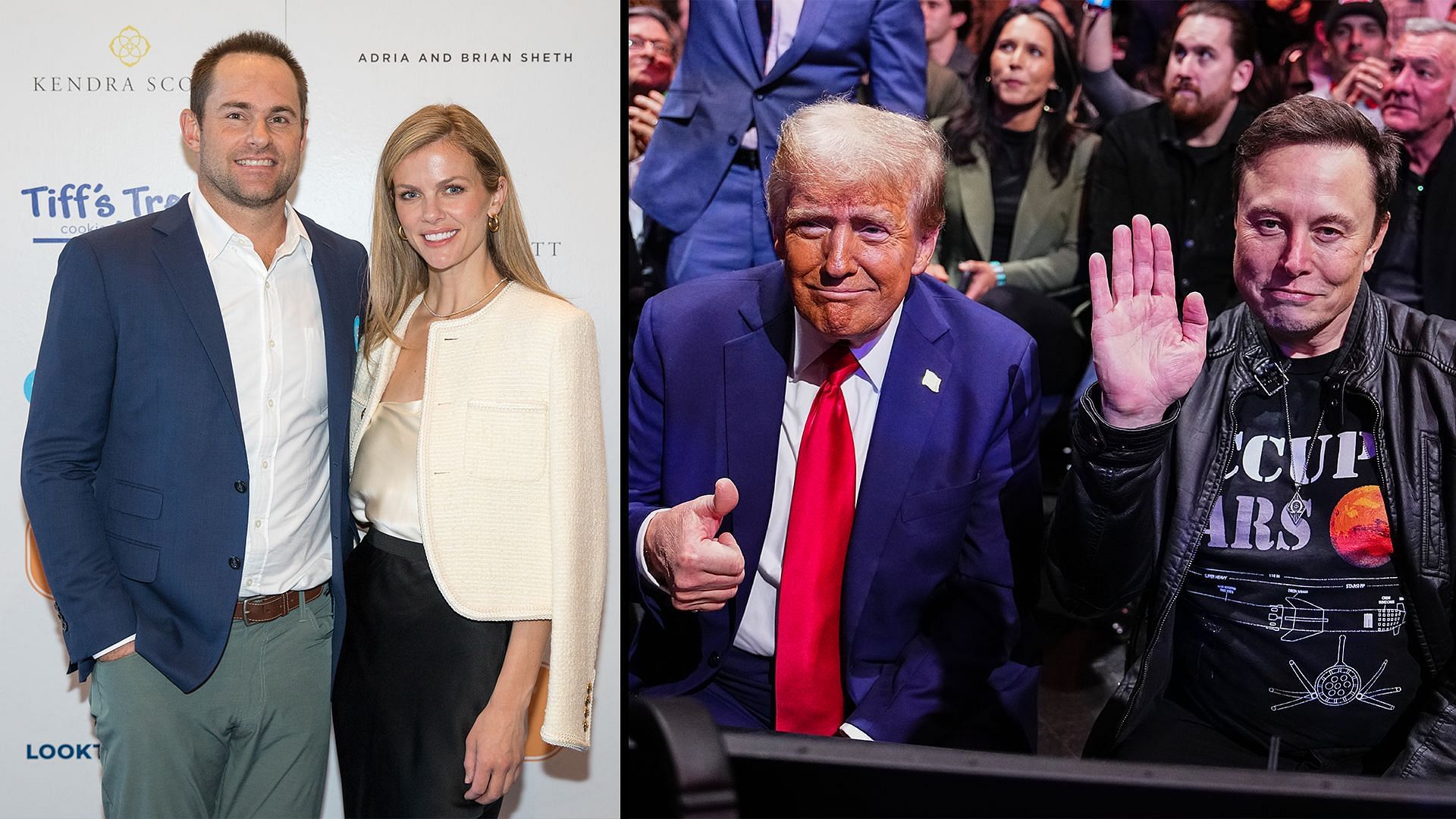 Andy Roddick, Brooklyn Decker, Donald Trump and Elon Musk - Image Source: Getty