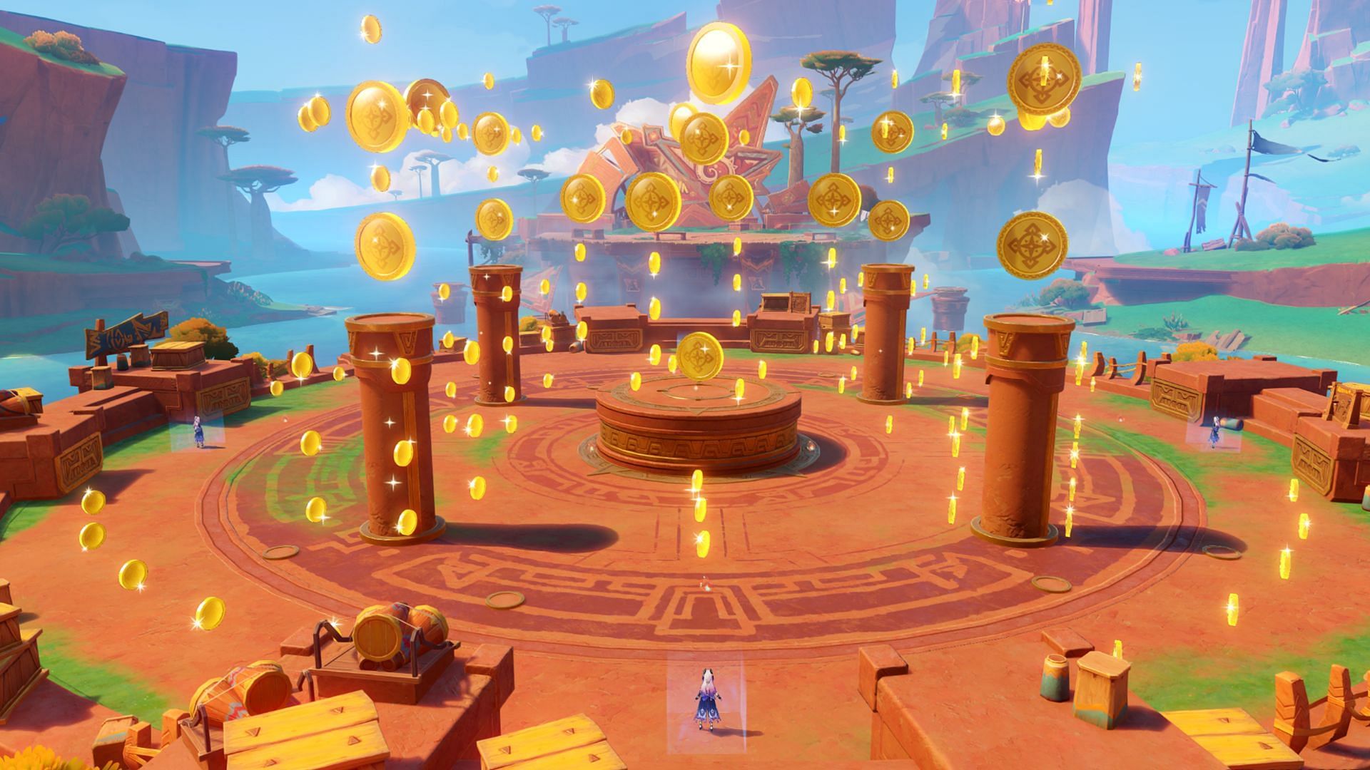 Trails of Glimmering Obsidian challenge stage (Image via Sportskeeda Gaming/HoYoverse)