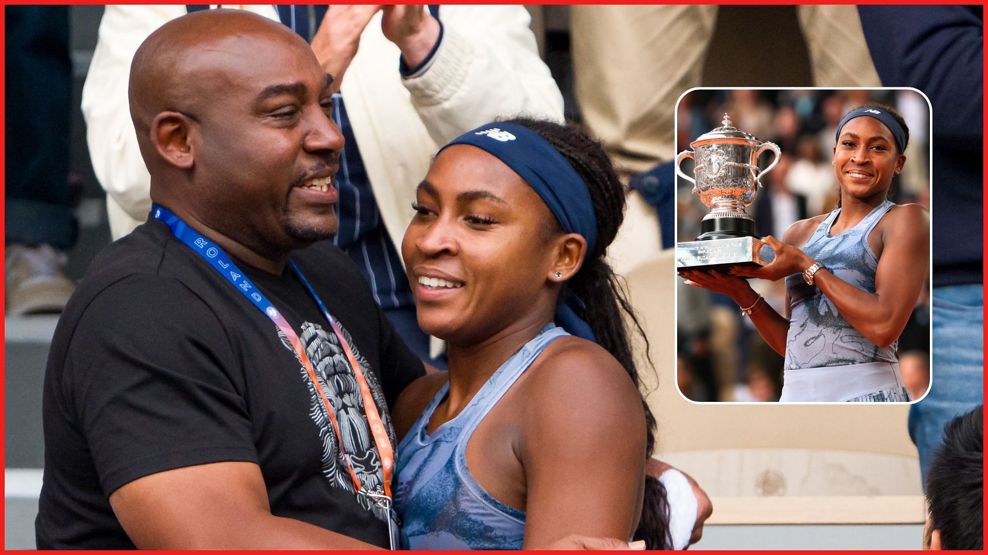 Coco and Corey Gauff (Source: Getty)