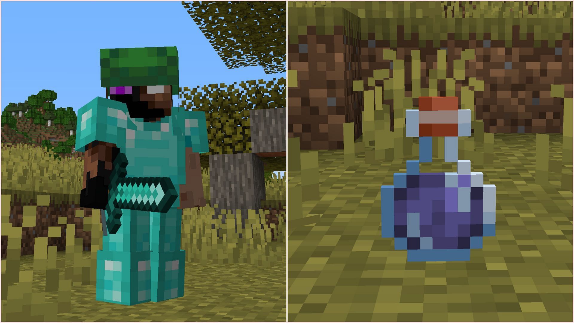 Potion of turtle master is the only mixed potion with both positive and negative effects (Image via Sportskeeda Gaming || Mojang Studios)