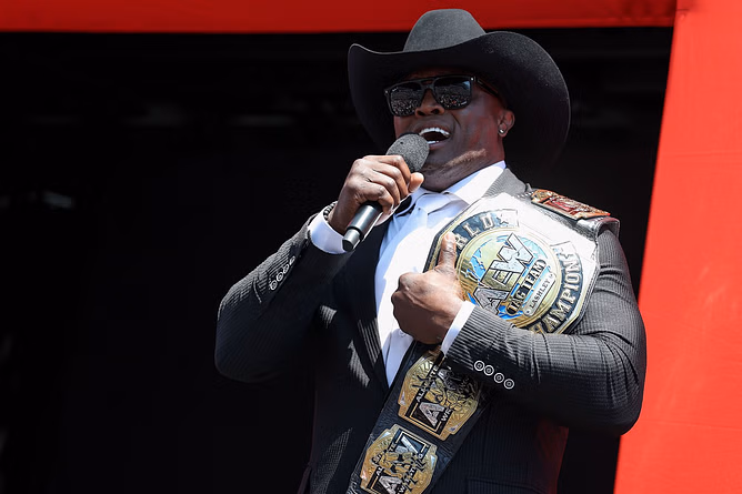 Bobby Lashley breaks character after sudden non-PG comment in AEW