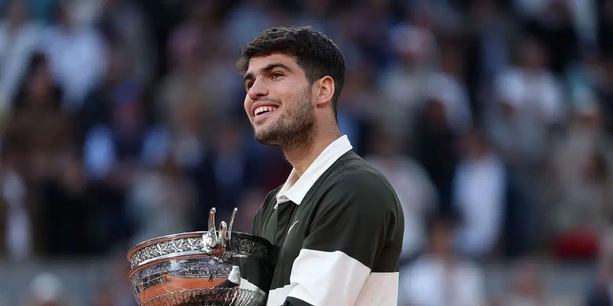 Alcaraz at the French Open 2025 - Image Source - Getty 