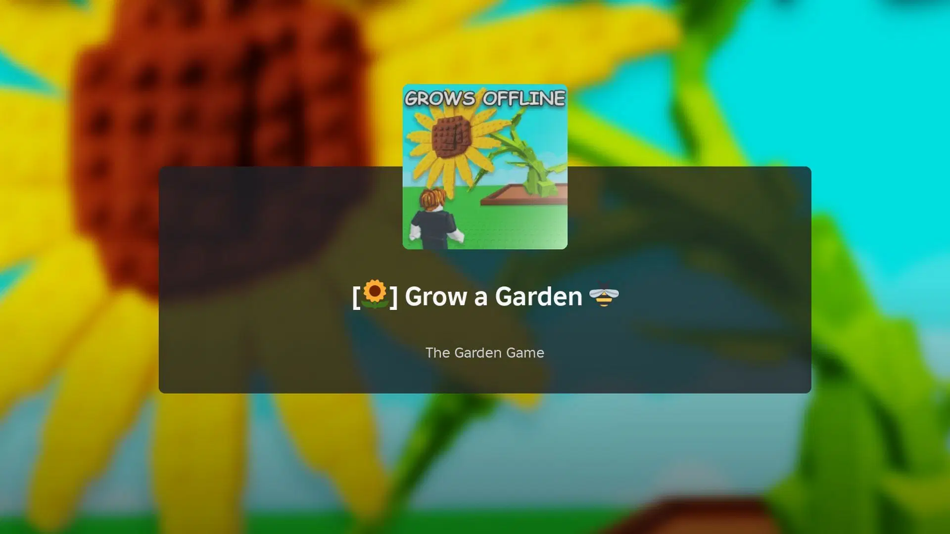 Grow a Garden loading screen