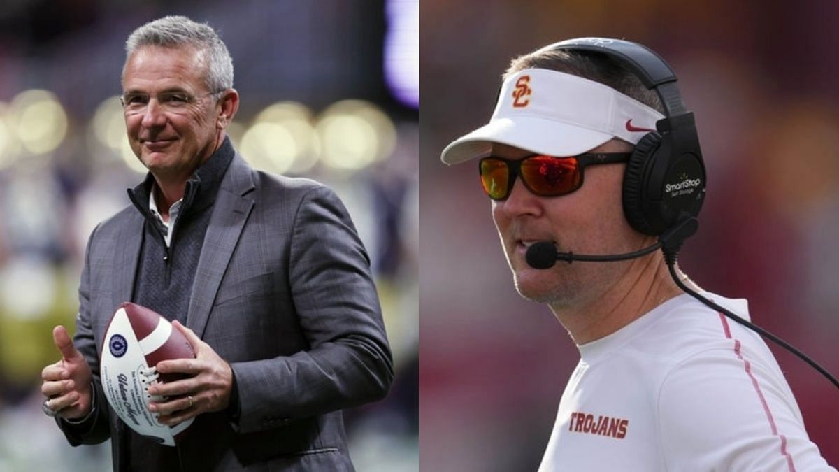 Urban Meyer bluntly calls out Lincoln Riley&rsquo;s record at USC - IMAGN