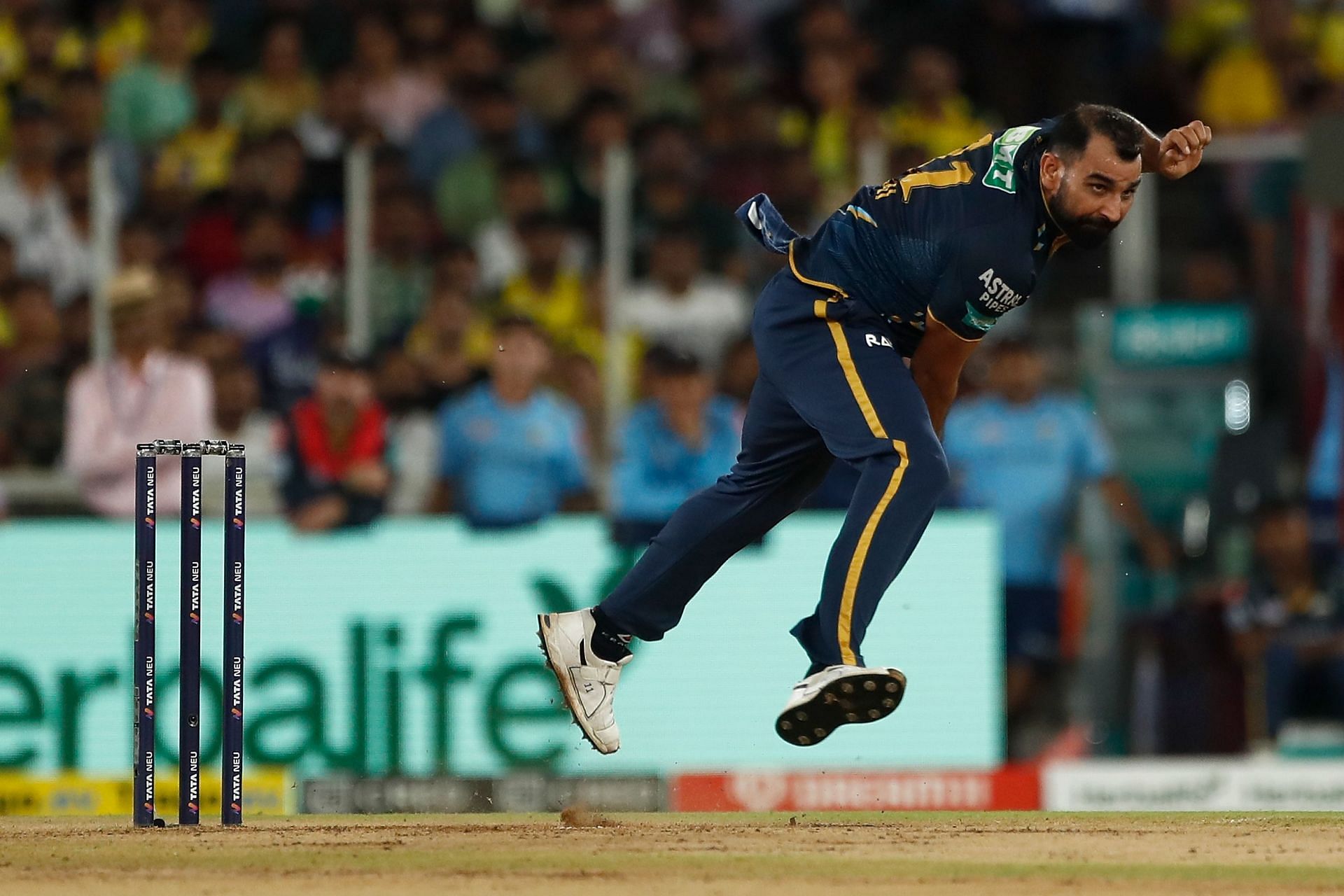 Mohammed Shami has enjoyed bowling under the lights in Ahmedabad over the years [Credit: Getty]