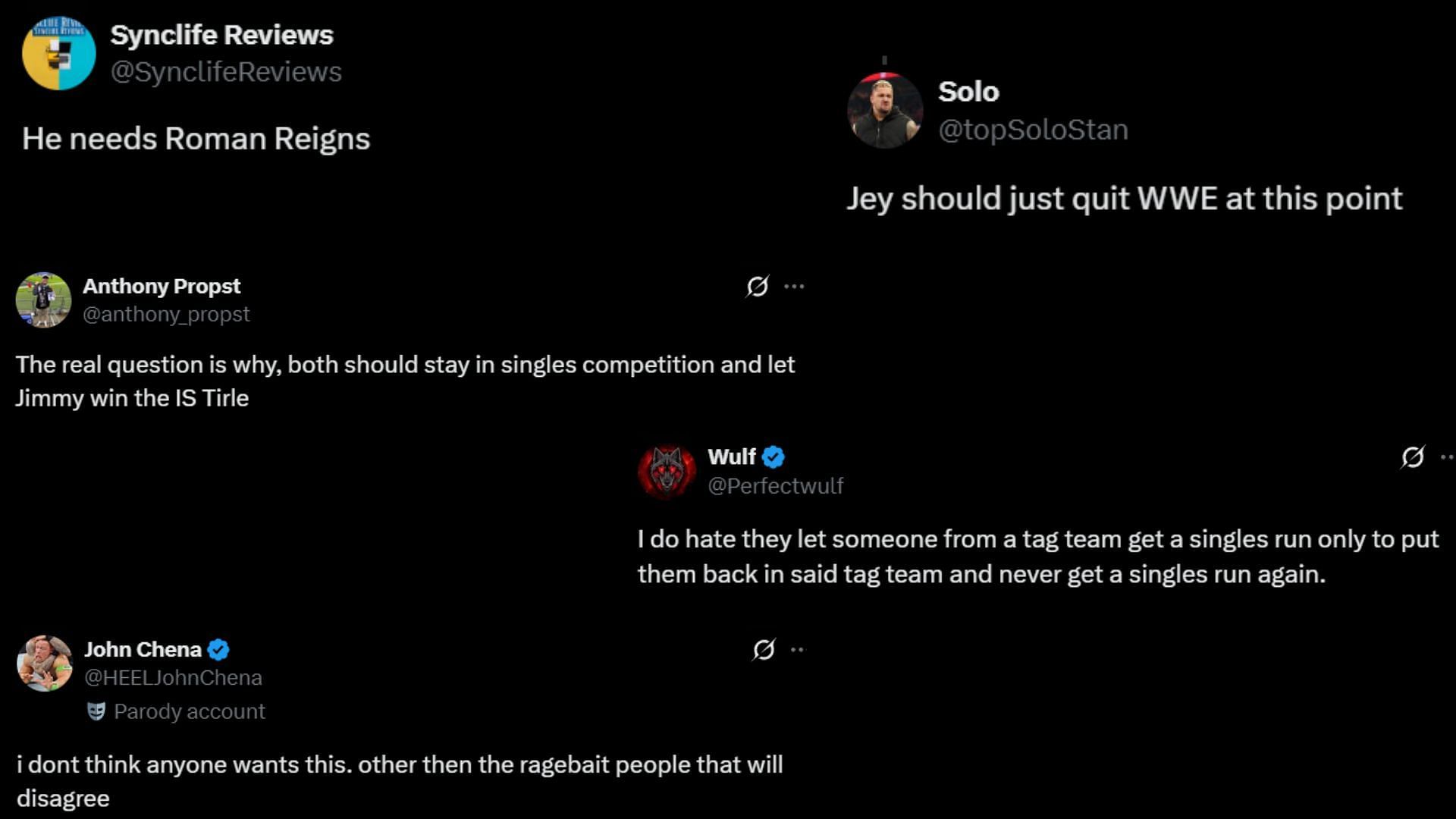 Screenshot of fans&#039; reactions. [Image credit: Cory Hays&#039; X]