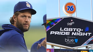 "Clayton Kershaw is a clown" - Dodgers fans call out pitcher for adding controversial message to Pride cap