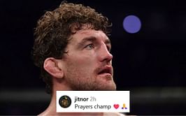 UFC shares video tribute for Ben Askren amid battle with life-threatening pneumonia, MMA world reacts: "We’re all praying"