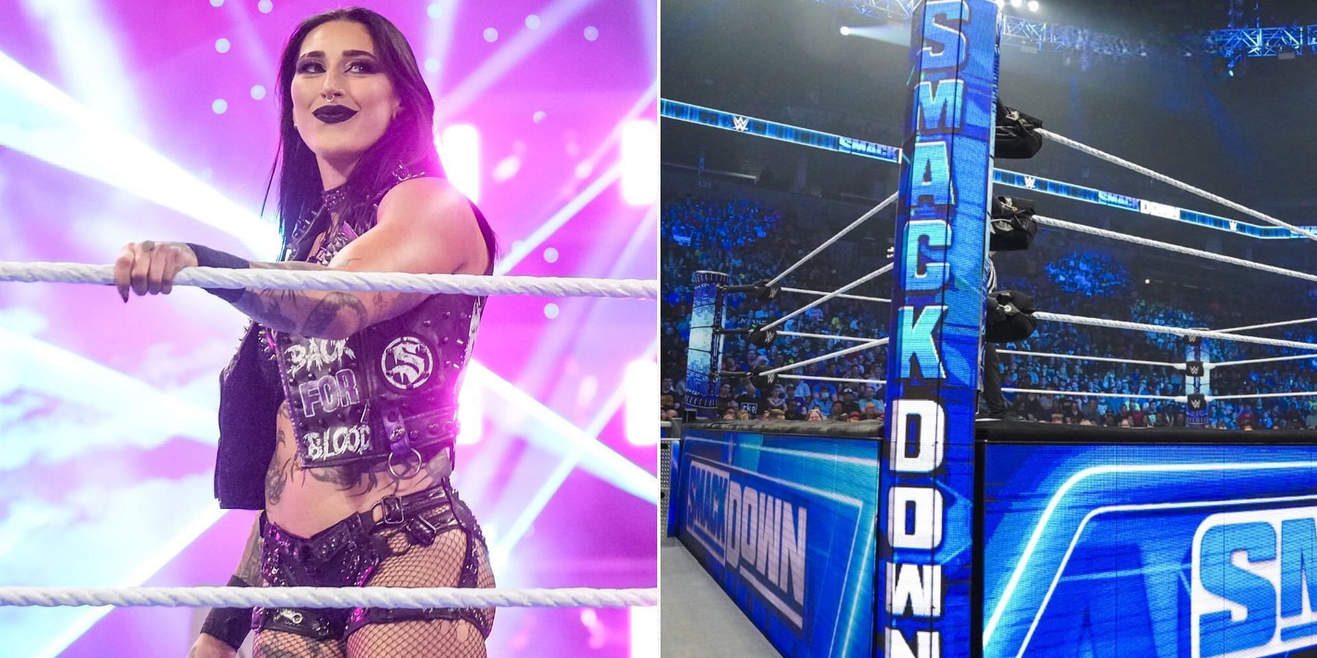 Rhea Ripley competed on SmackDown (Images via WWE.com)