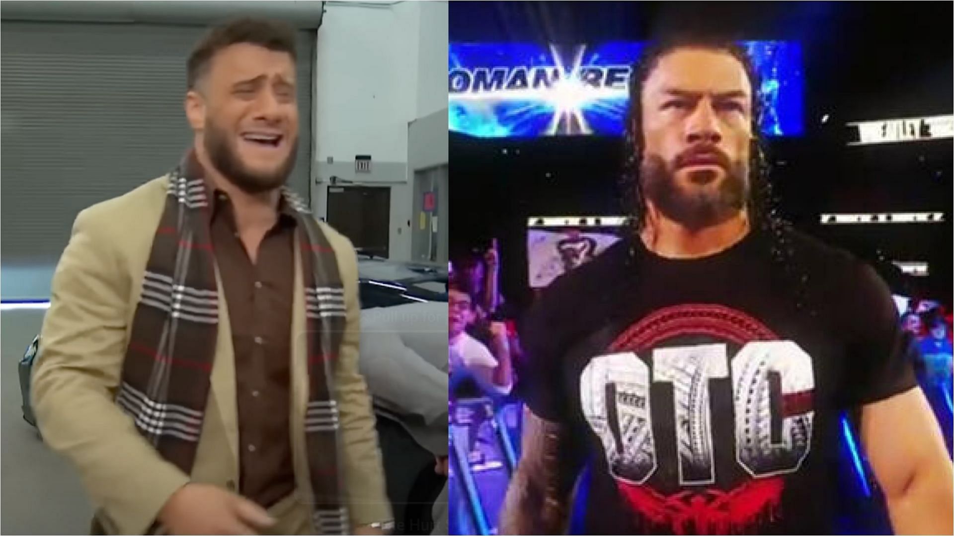 MJF and Roman Reigns
