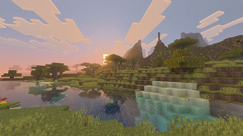 The Minecraft Bedrock 1.21.100.20 beta and preview brings an array of graphical overhauls to the game (Image via Sportskeeda Gaming || Mojang Studios)