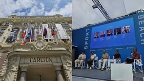 PIC: Leafs' William Nylander links up with NBA icon Carmelo Anthony at the Cannes Lions Festival