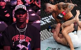 [Watch] Israel Adesanya and Alexander Volkanovski's live reaction to Kai Kara-France getting submitted by Alexandre Pantoja at UFC 317