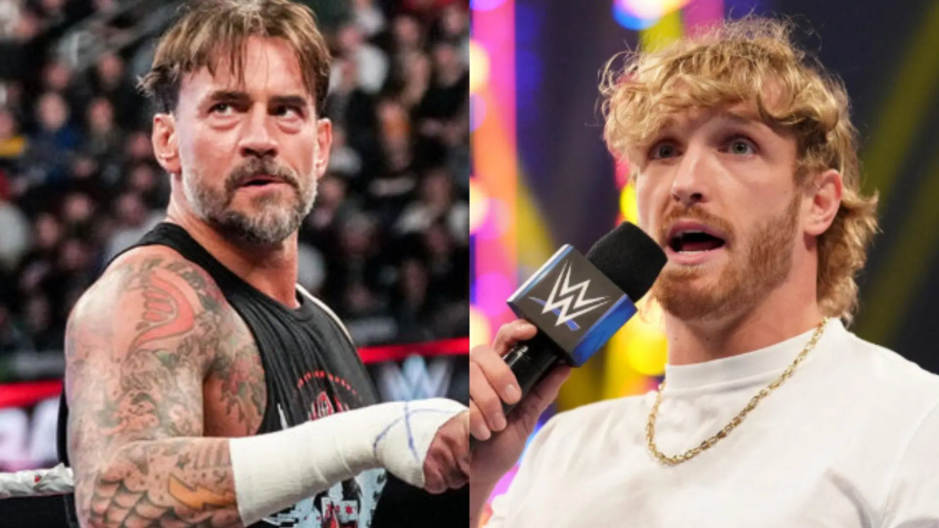 CM Punk (left) / Logan Paul (right) [Image Credits : WWE