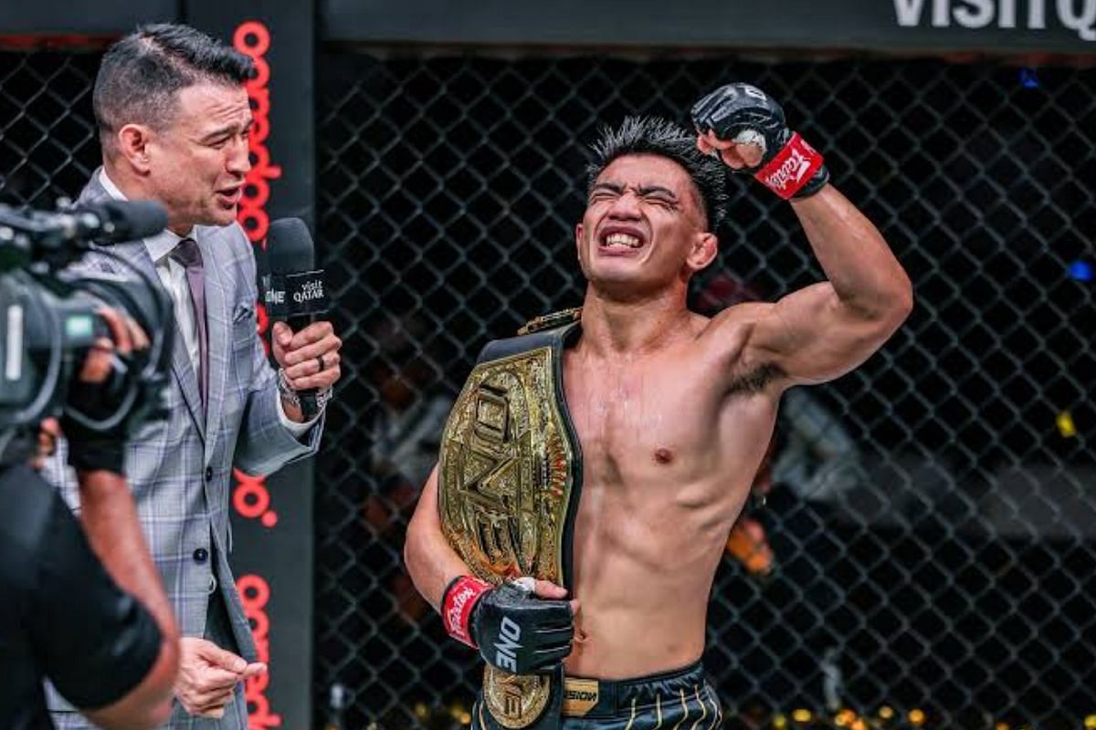 Strawweight king Joshua Pacio looks back on his magical run in the division with a lot of gratefulness. -- Photo by ONE Championship