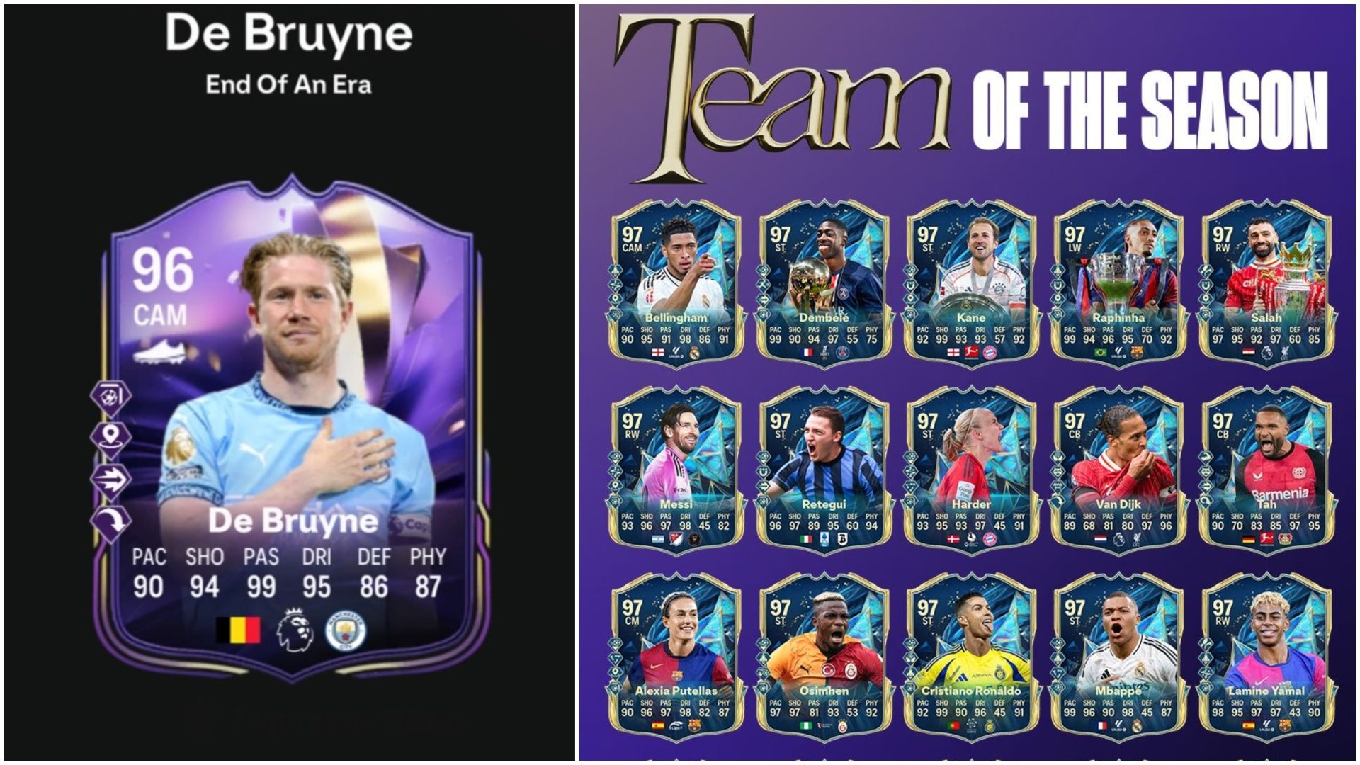 EA FC 25 Kevin De Bruyne End of an Era SBC: All tasks and cheapest solutions