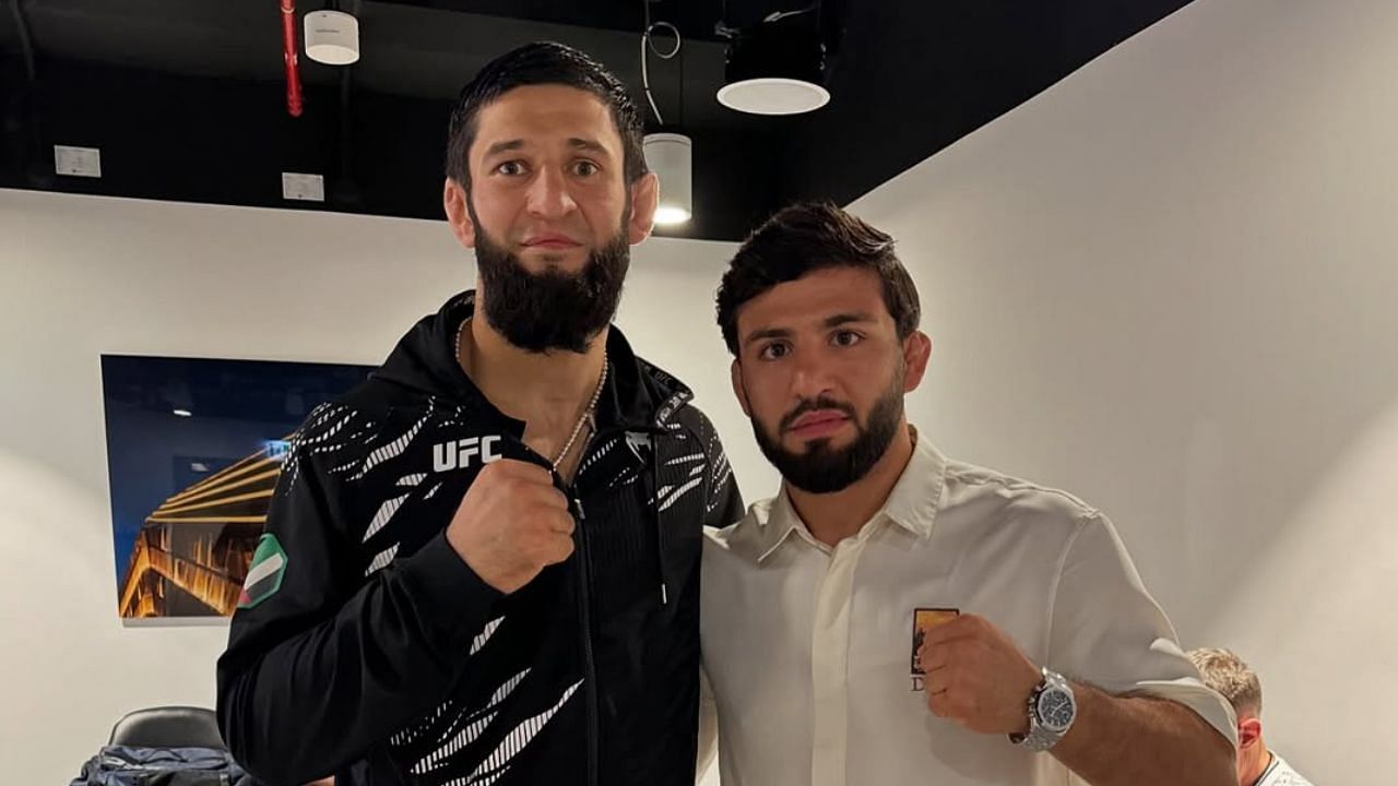 Arman Tsarukyan and Khamazat Chimaev have trained together before [Image Courtesy: @arm_011 on Instagram]