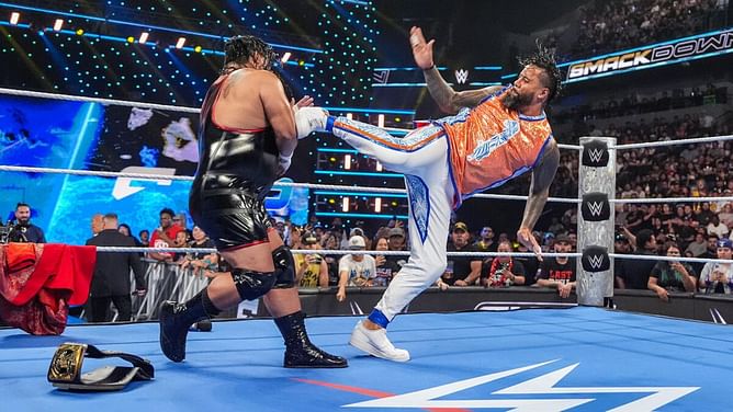 Jimmy Uso refuses offer to align with his brother on WWE SmackDown; slaps him