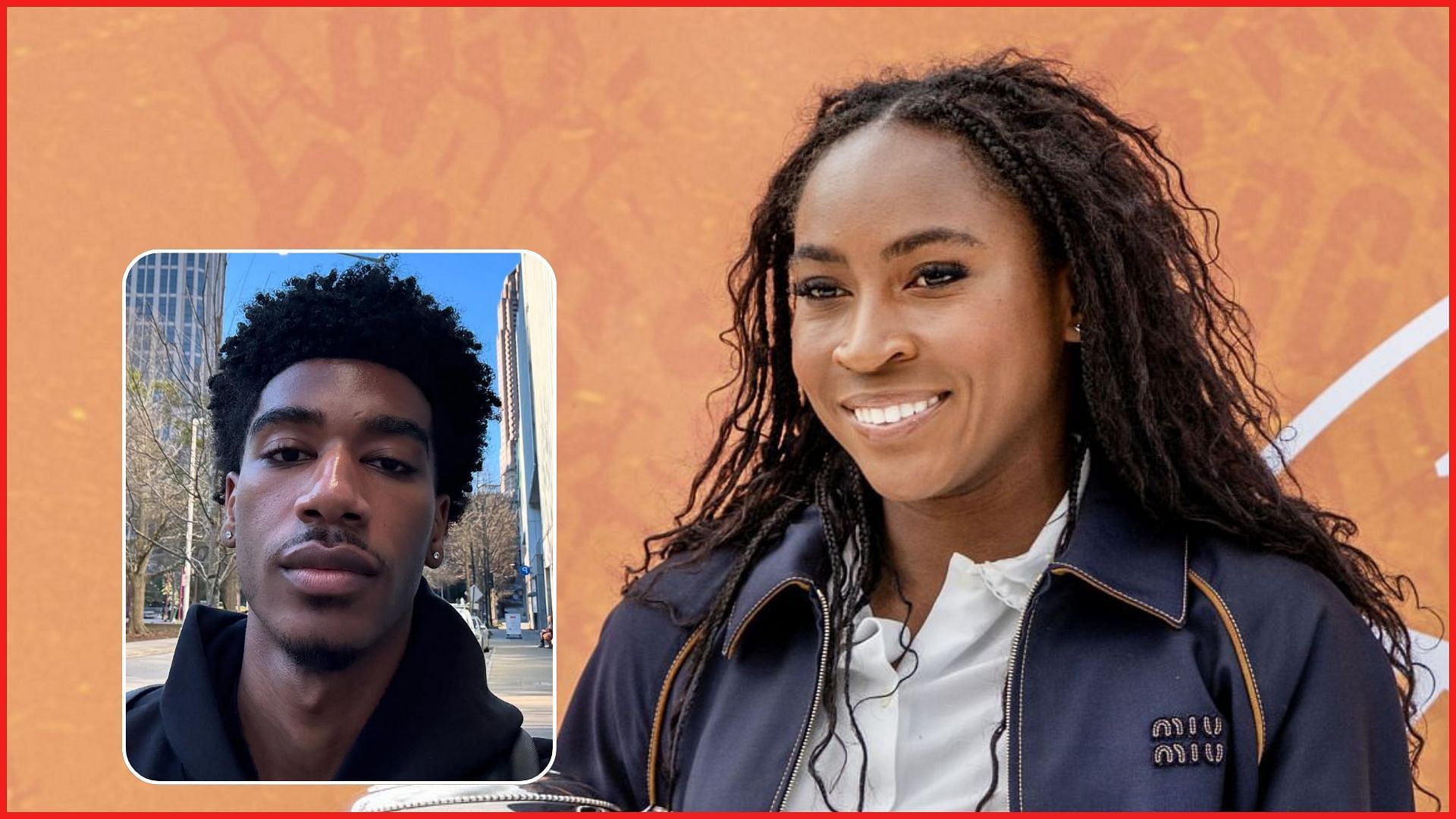 Jalen Sera and Coco Gauff. Credits: Instagram (@jalensera)
