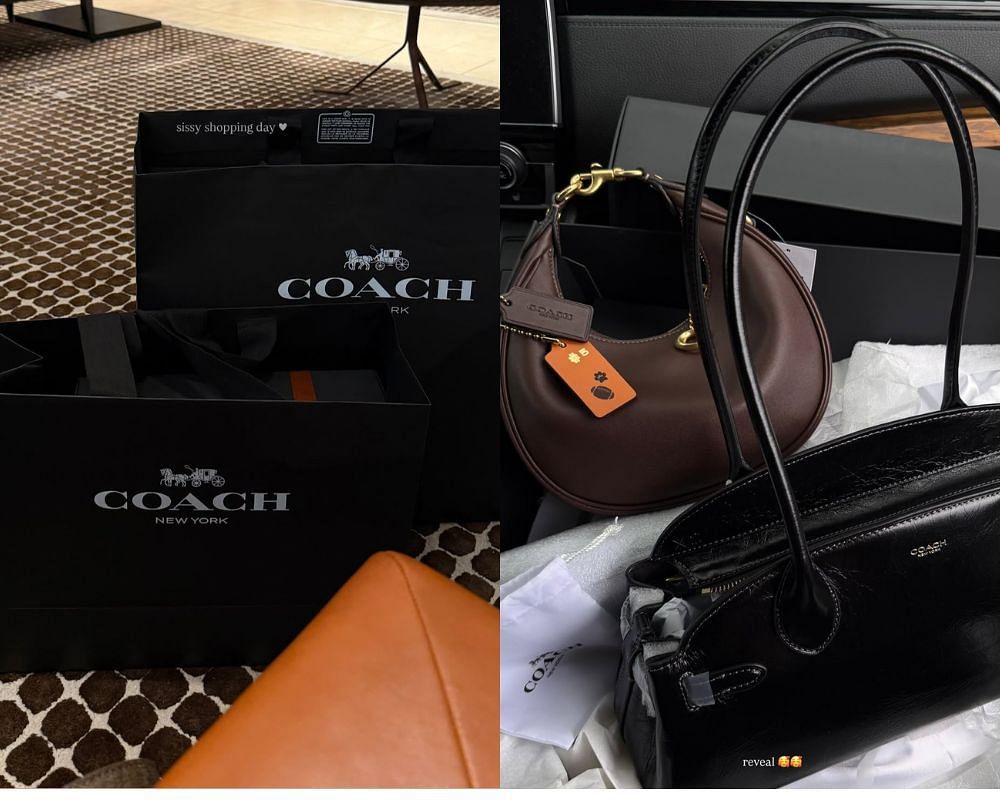 Dillon Gabriel&rsquo;s fianc&eacute;e Zo Caswell shares 3-word message flaunting $845 Coach bags shopping spree with sister [IG/@zo.caswell]