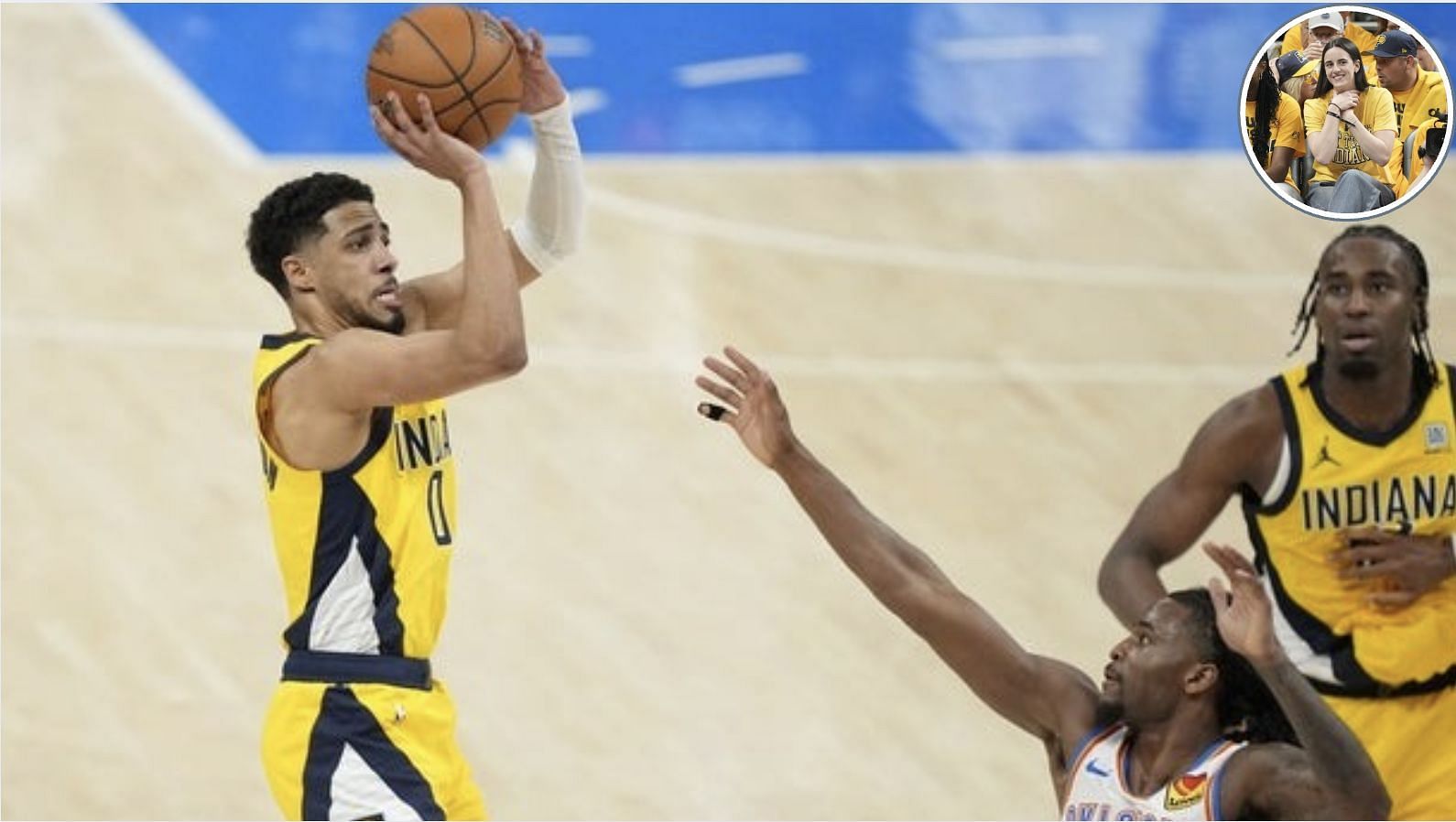 Tyrese Haliburton and Cailtin Clark
