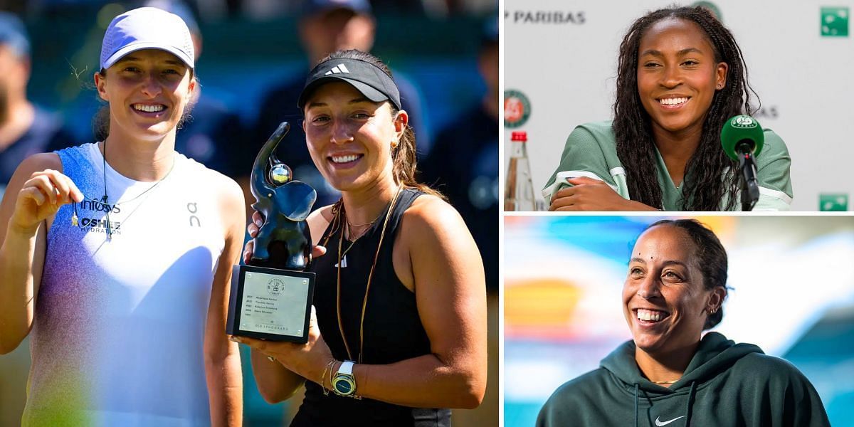 Coco Gauff and Madison Keys congratulate Jessica Pegula on her win over Iga Swiatek in Bad Homburg final (Image Source: Getty)