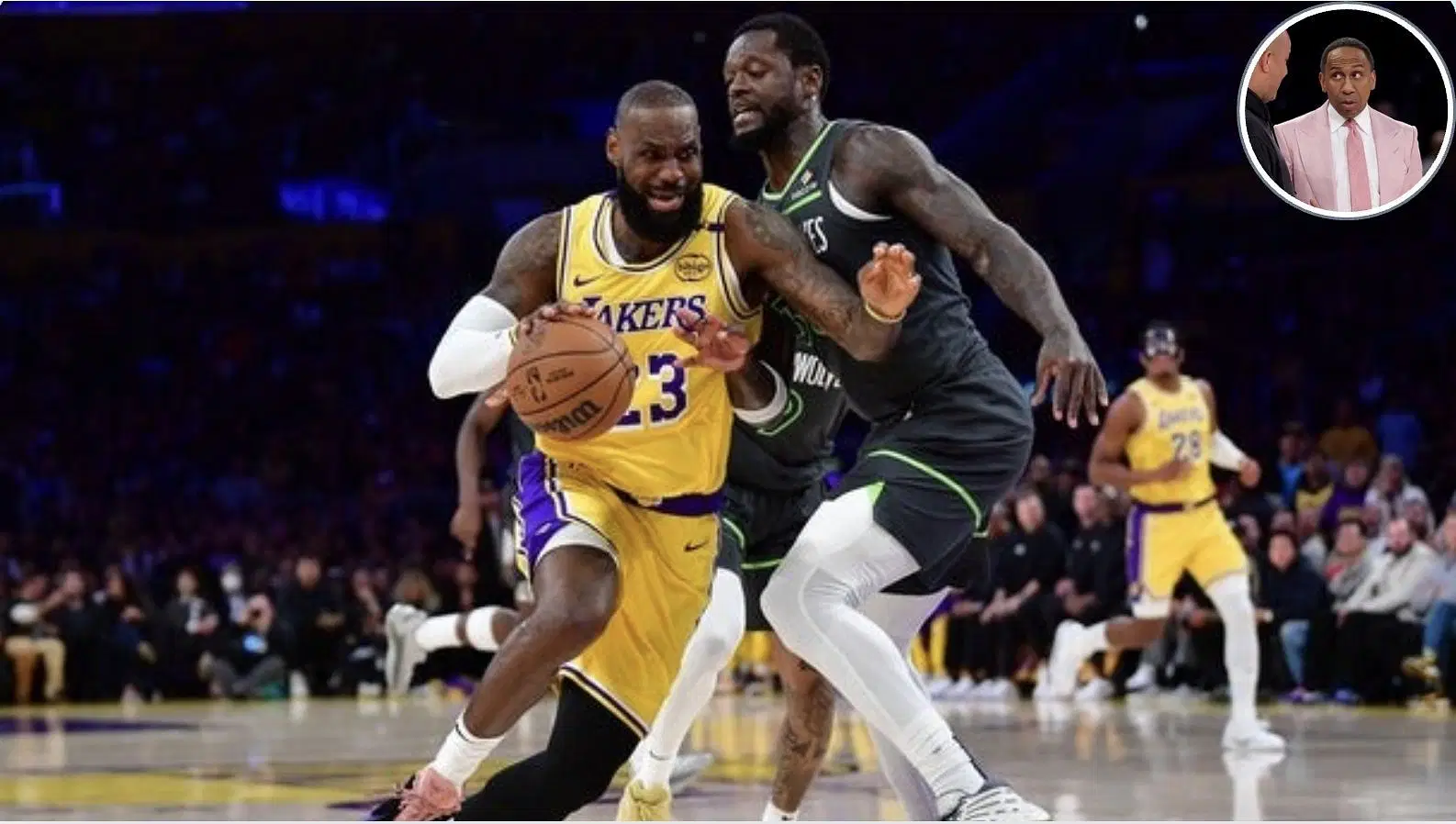 LeBron James and Stephen A. Smith