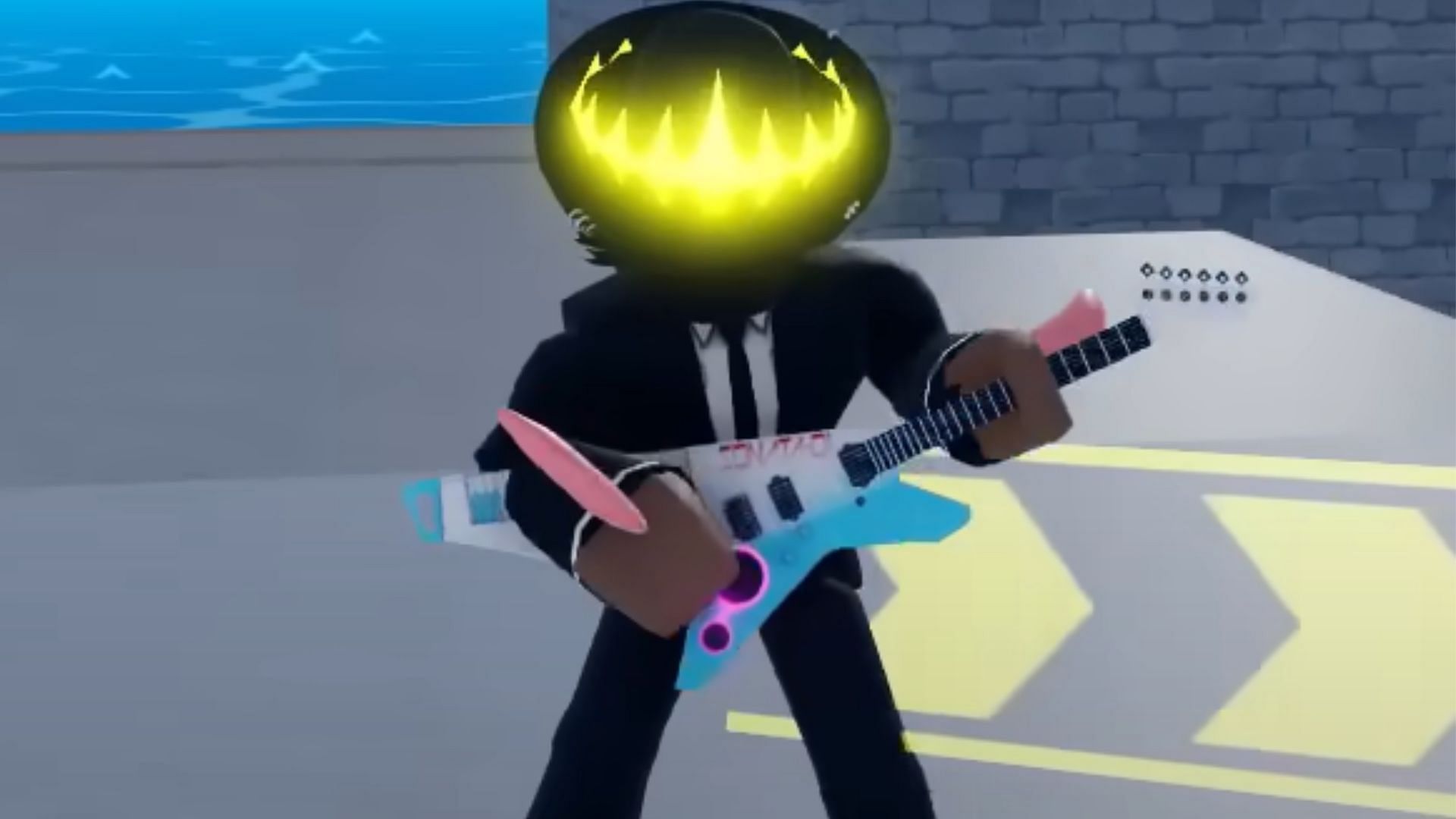 The Sonata weapon in King Legacy (Image via &Eacute; o Koji/YouTube)