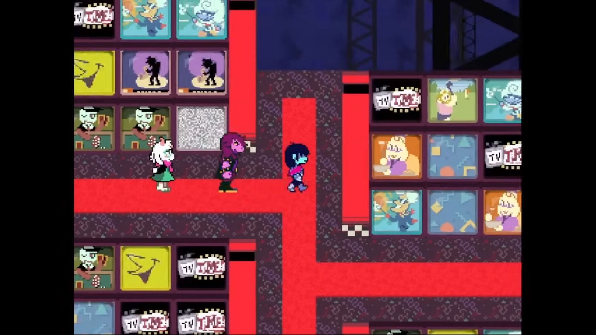 A guide to get the secret Spamtom and Tenna cutsecene in Deltarune Chapter 3 (Image via Toby Fox)
