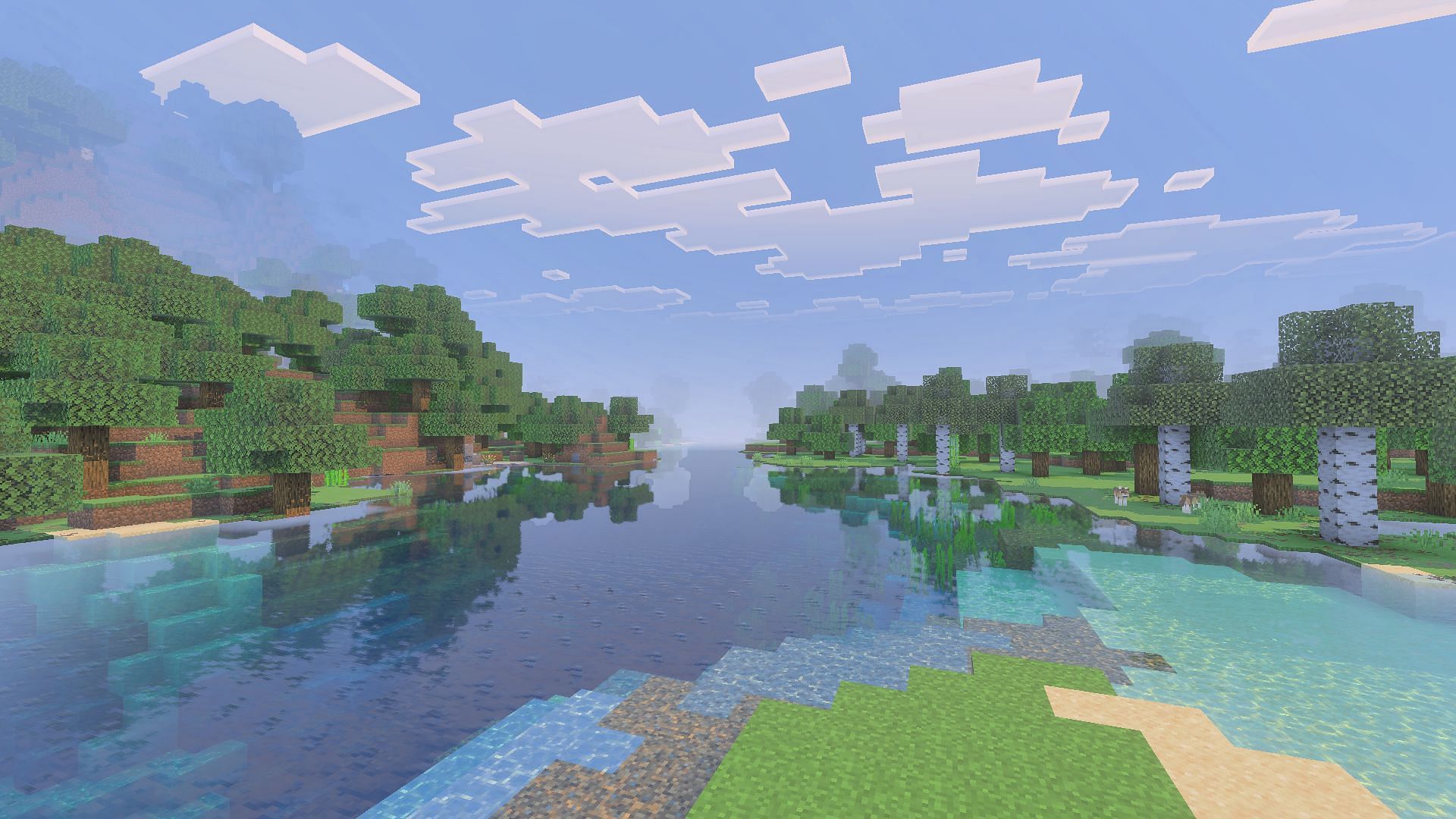 Vibrant Visuals will transform the look of the vanilla world (Image via Sportskeeda Gaming || Mojang Studios)