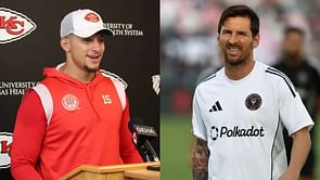 “Looks like AI” - NFL fans react to Patrick Mahomes joining forces with Lionel Messi in new Adidas campaign