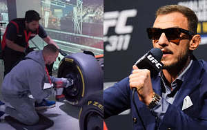 "Man that is harder than you think" - Renato Moicano humbled by F1 challenge at Grand Prix Plaza ahead of UFC 317 fight