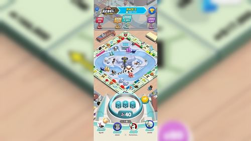 Rebel Racers track in Monopoly Go (Image via Scopely)