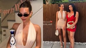 Kiefer Sherwood's fiancee Ariela dons ivory halter mini dress for her bachelorette party in Miami
