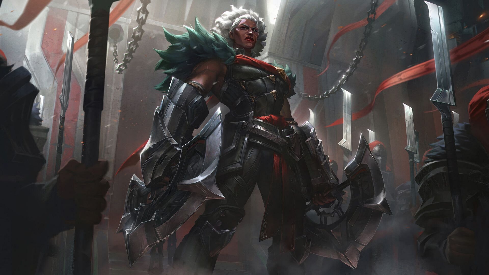 Default Ambessa in League of Legends (Image via Riot Games)