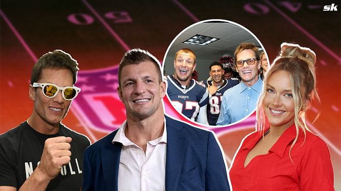 "I could hear him growling”: Rob Gronkowski's GF Camille Kostek flexes recognizing boyfriend as Tom Brady fails Gronk ID game