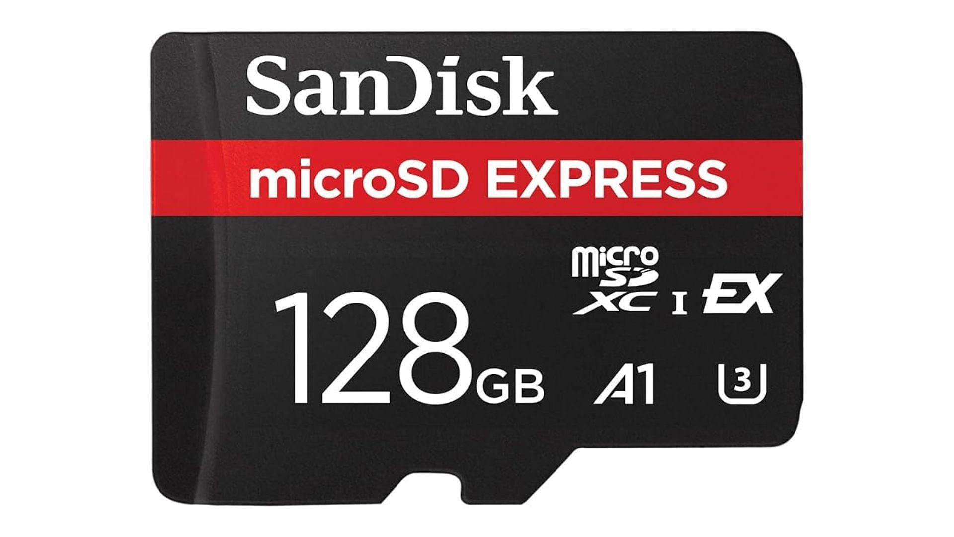 MicroSD Express cards bring the next generation of transfer speeds, allowing the Switch 2 to deliver much faster load times (Image via Amazon)