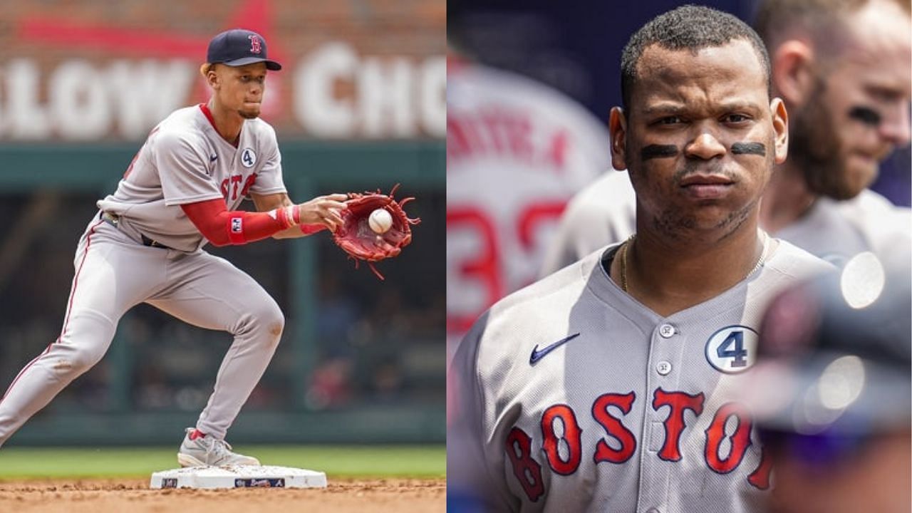 Kristian Campbell and Rafael Devers [Source: Imagn]