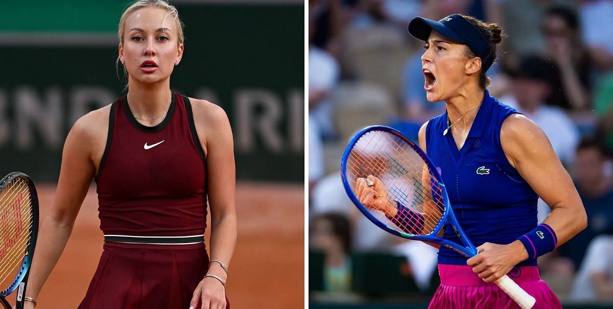 Anastasia Potapova and Bernarda Pera at the Libema Open - Image Source: Getty 