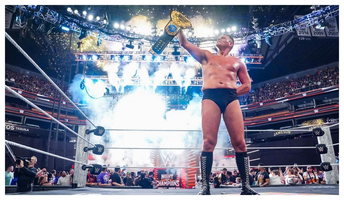 Gunther is now a two-time WWE World Champion. (Image via WWE.com)
