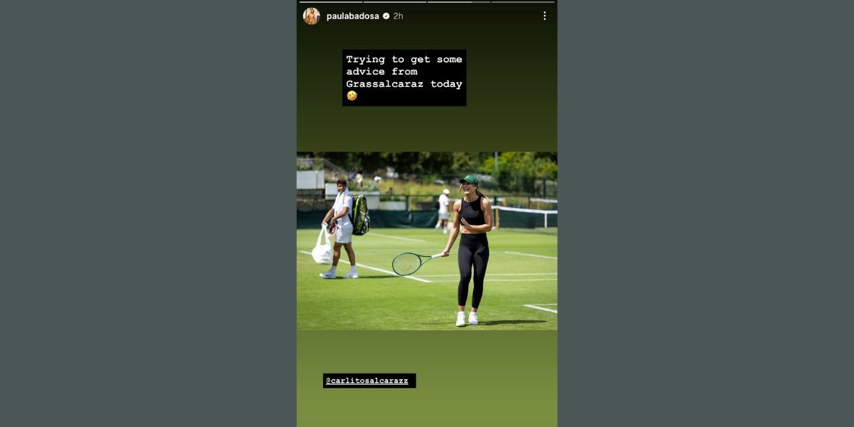 Via Paula Badosa Instagram stories