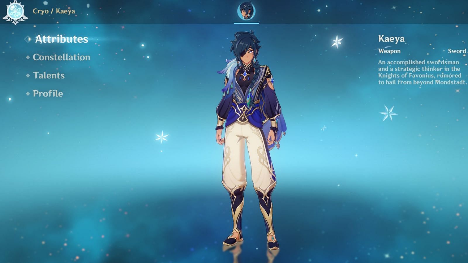 Image of Kaya inside the game (image via Hoyoverse)
