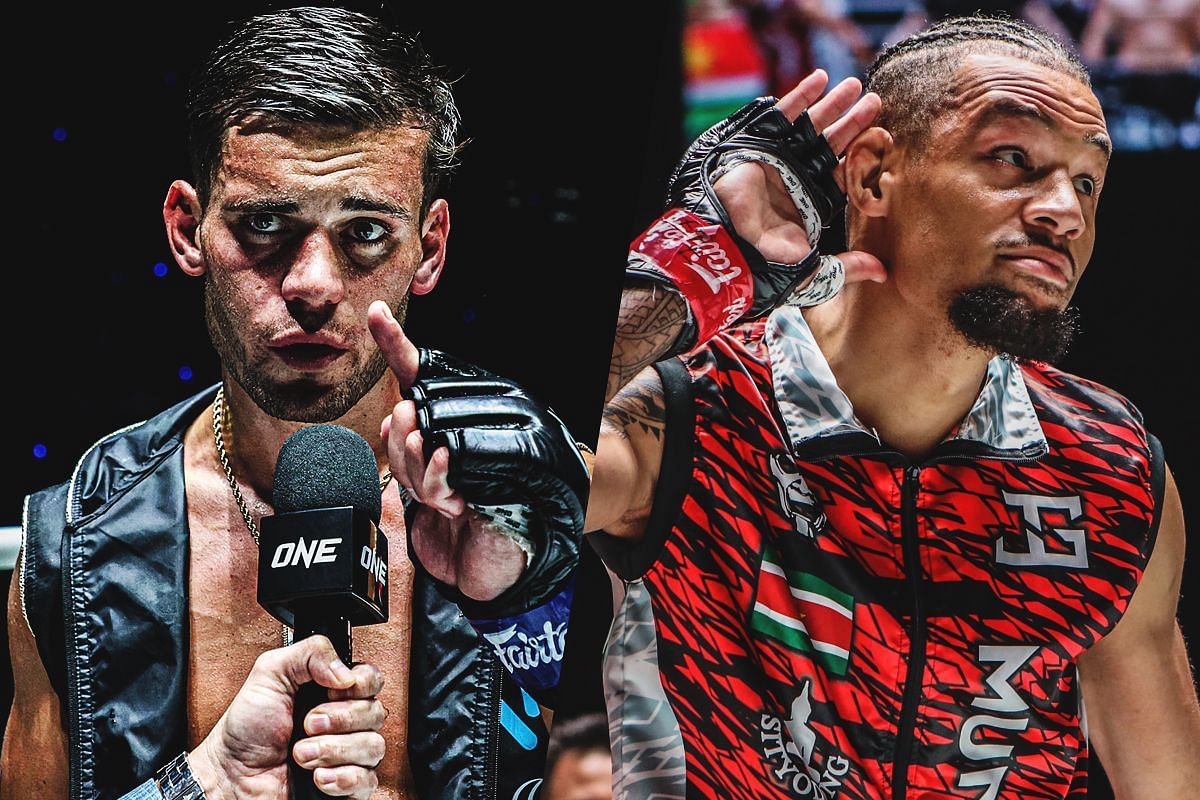 George Jarvis (left) and Regian Eersel (right). [Photos from ONE Championship]