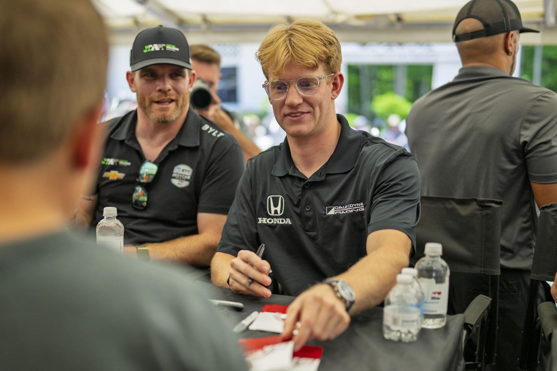 IndyCar driver Jacob Abel performs special MLS tradition for Columbus Crew ahead of Mid-Ohio race weekend